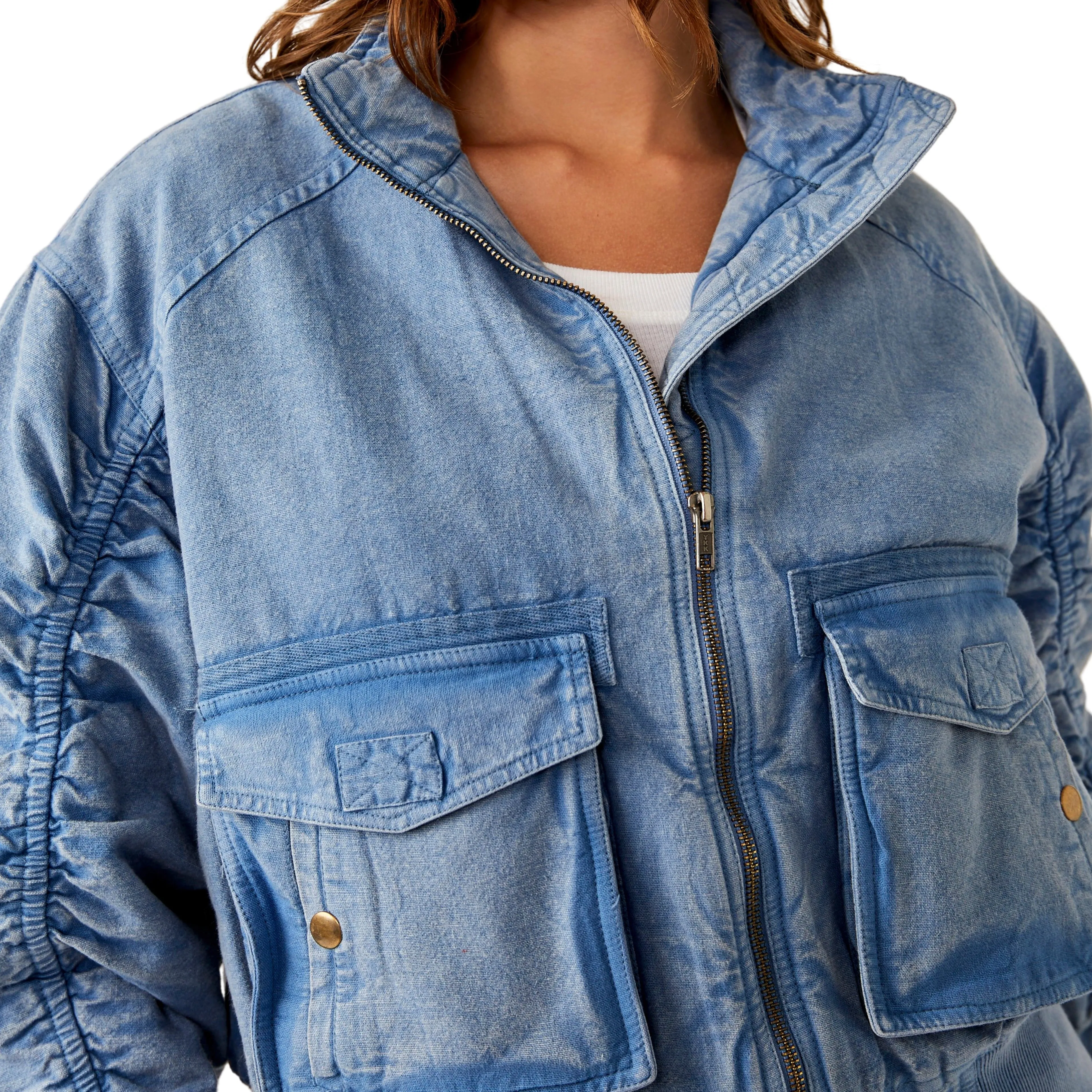 Free People We The Free Flying High Bomber Jacket