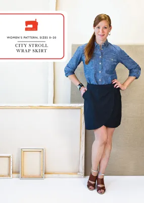 Liesl   Co: City Stroll Wrap Skirt