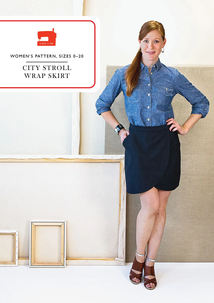 Liesl   Co: City Stroll Wrap Skirt