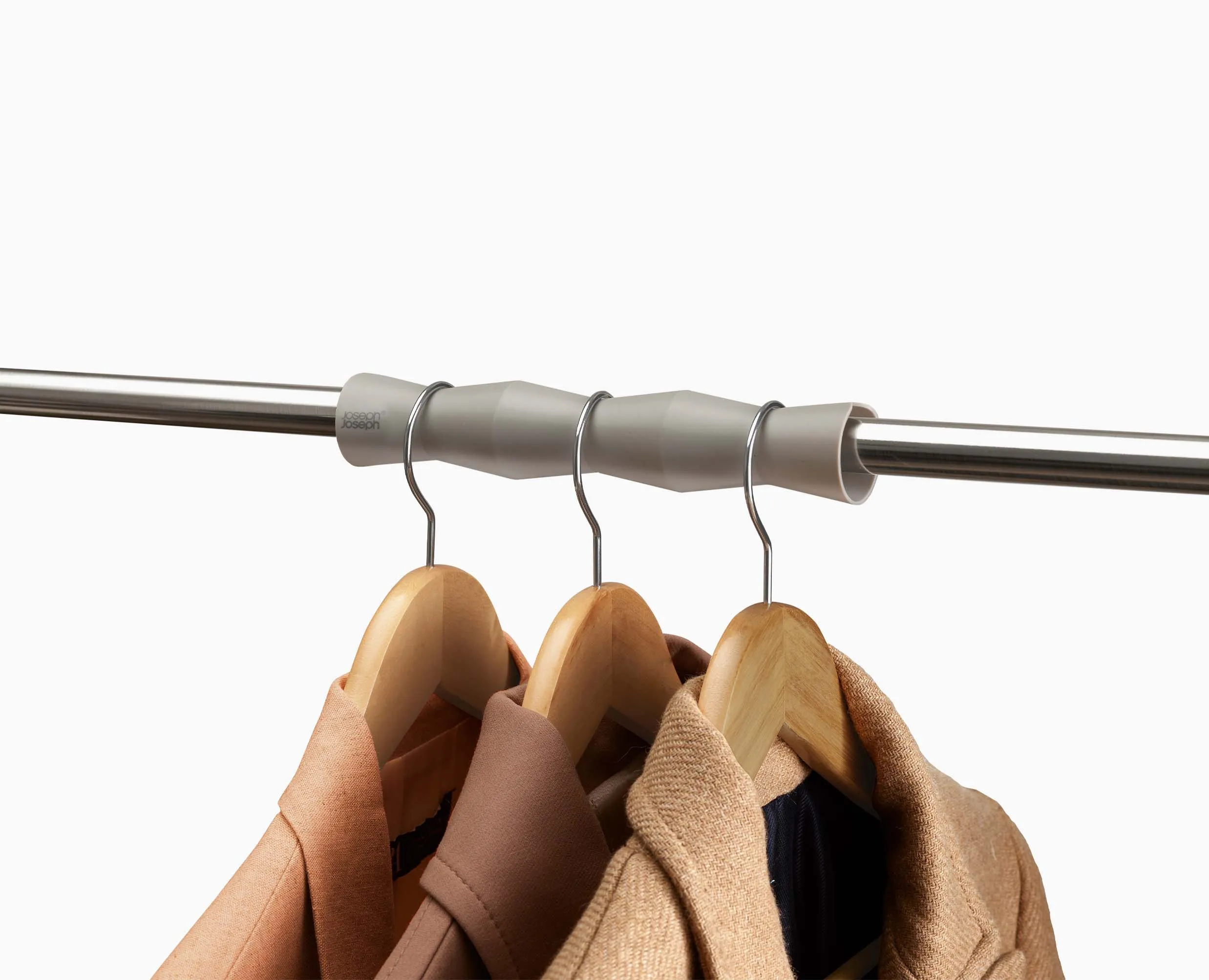 Orderly™ Set of 2 Grey Clothes Rail Large Spacer Set