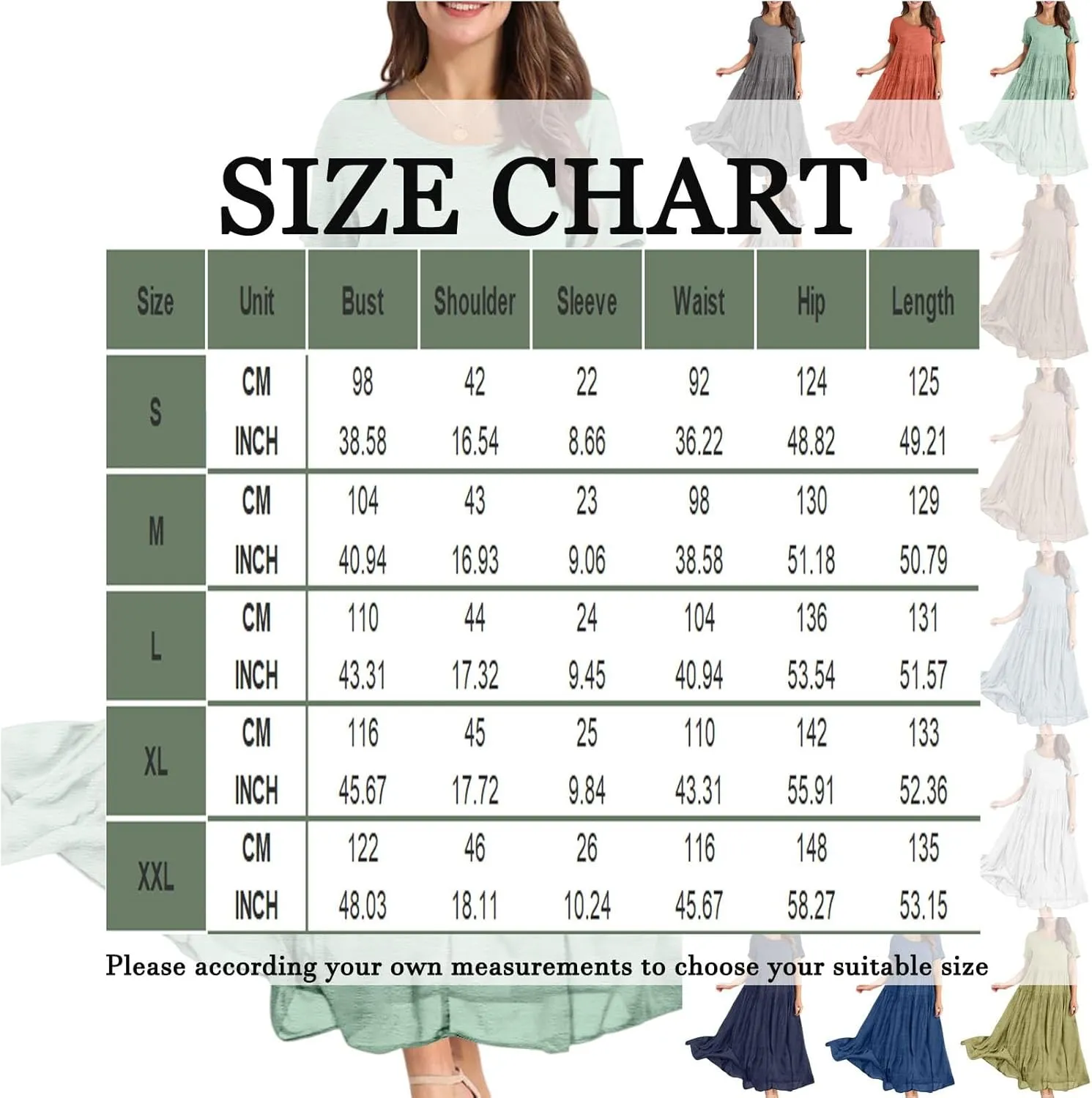 Womens Summer Dresses 2025 Casual Loose Short Sleeve Crewneck Sundresses Boho Floral Hawaiian Beach Dresses