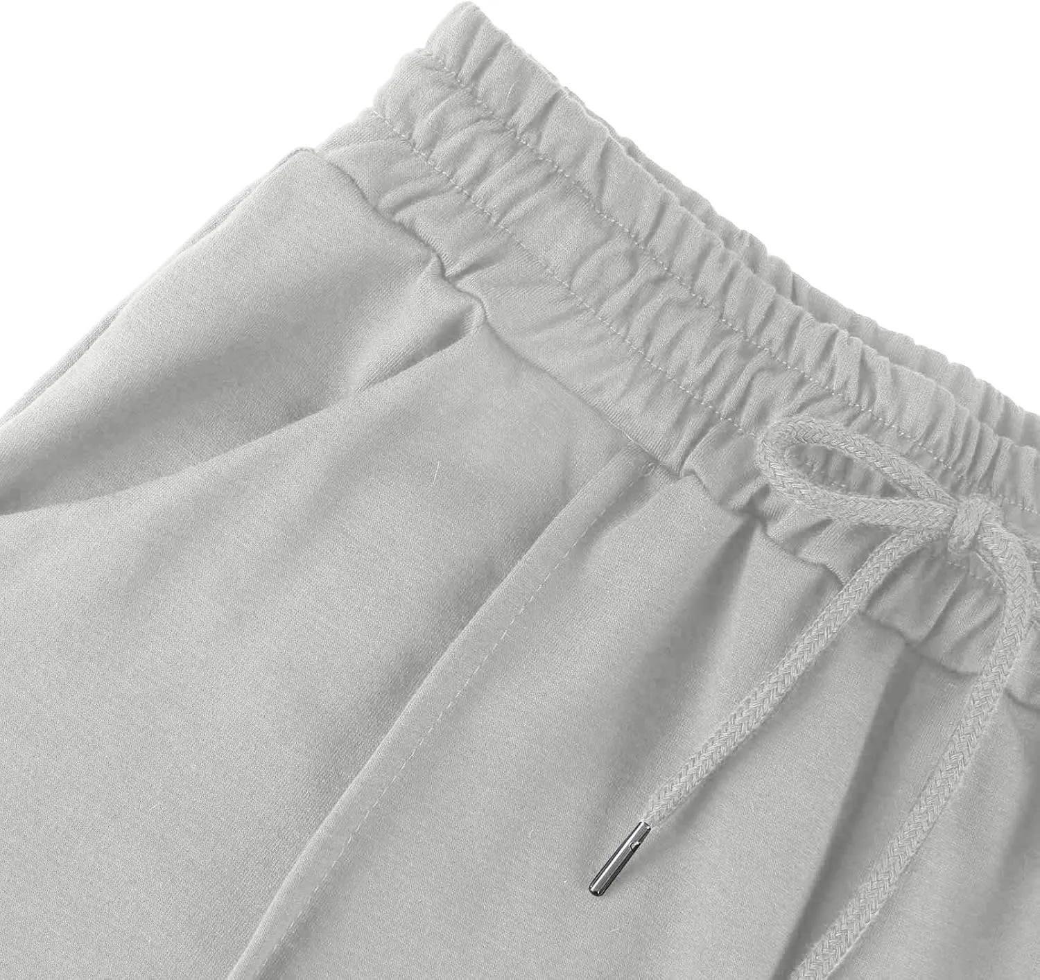 Womens Wide Leg Sweatpants Casual Drawstring High Waisted Flared Sweatpants Baggy Lightweight Joggers with Pockets