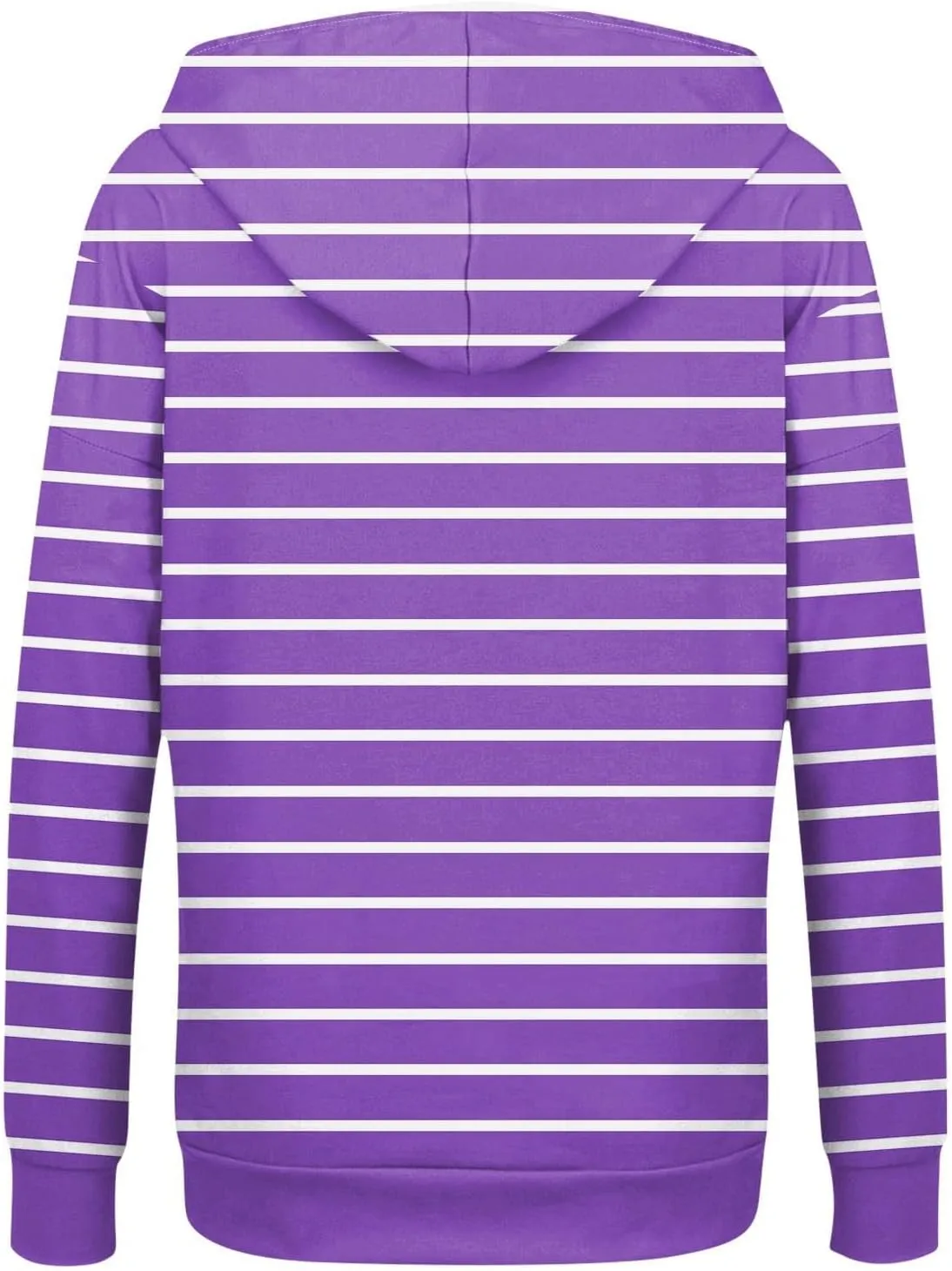 Womens Zip Up Hoodies Casual Color Block Jackets Stripe Drawstring Hooded Long Sleeve Sweatshirts